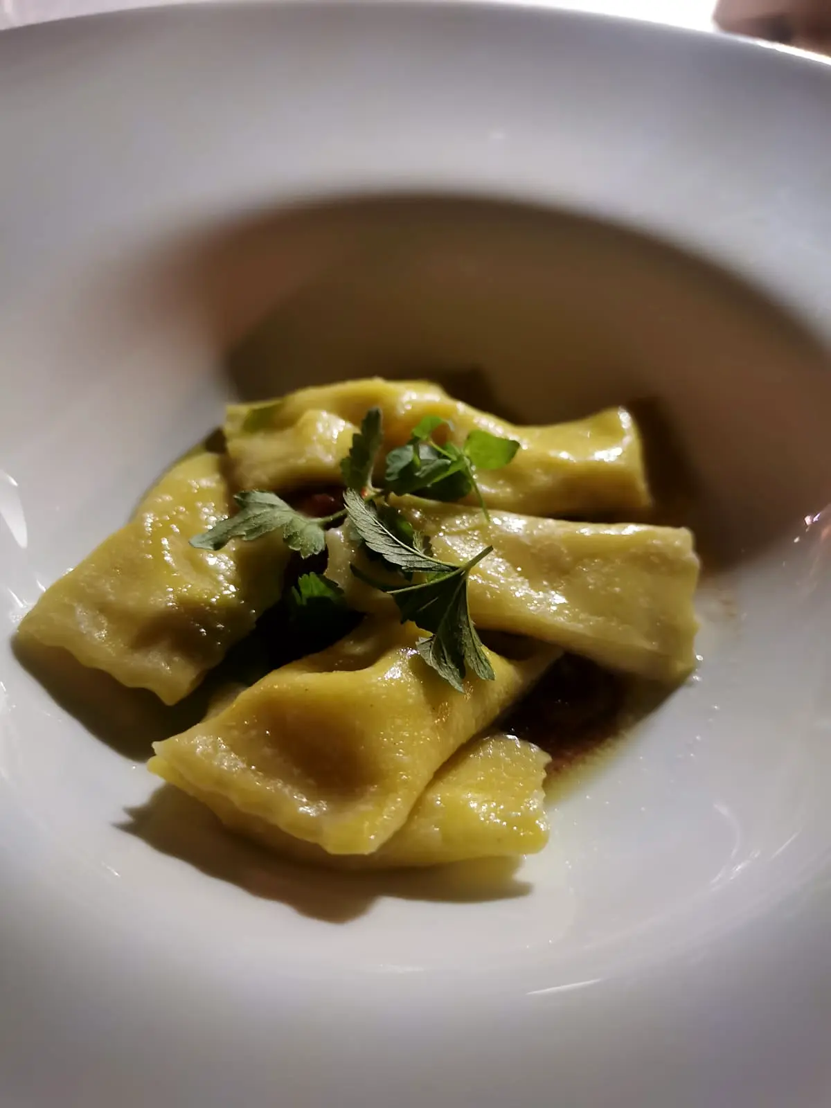 Pasta ripiena del percorso gastronomico