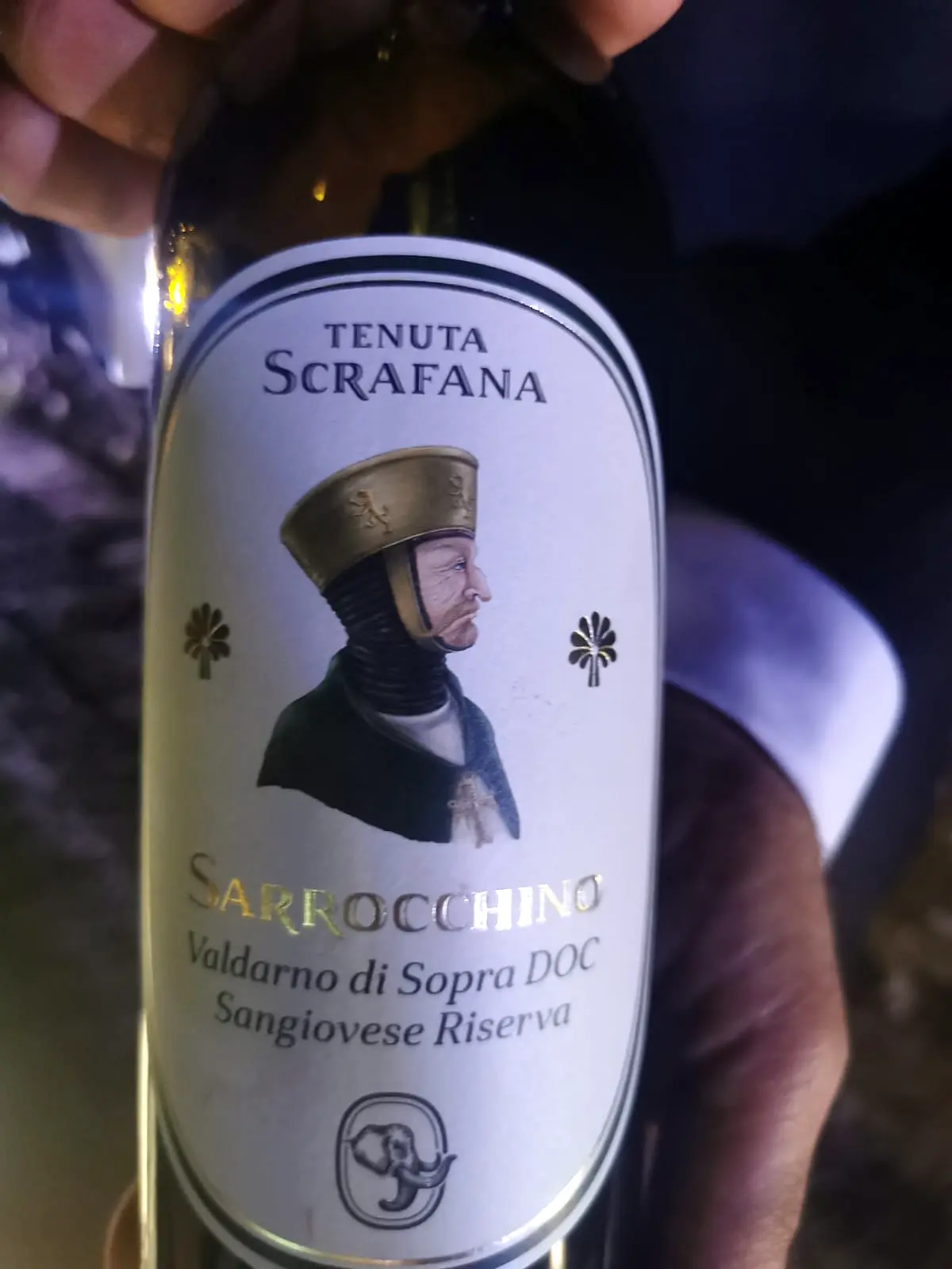 La bottiglia di Sangiovese Riserva